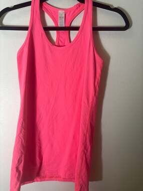 Girl's Ivivva Neon Orange Racerback Athletic Tank Sz 14
